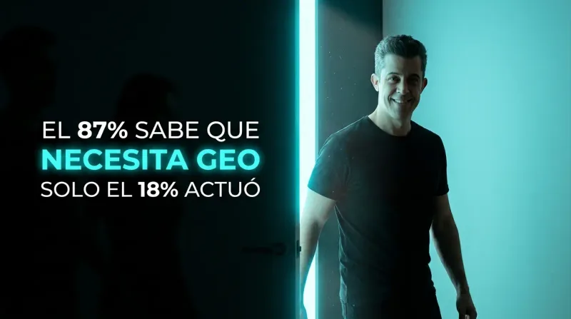 El 87% de las Empresas Sabe que Necesita GEO. Solo el 18% Hizo Algo al Respecto